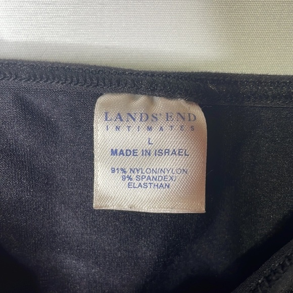 Lands’ End intimates basic black tank: - Picture 3 of 3